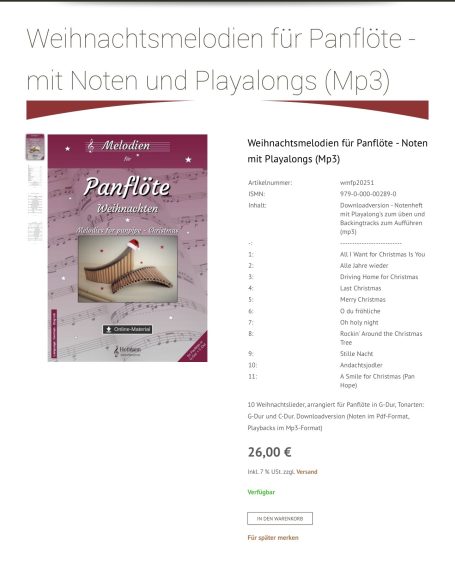 Panflötenbau Hofmann